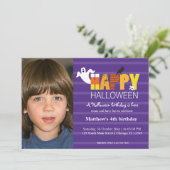 ハロウィーン誕生日 招待状 (スタンド正面)