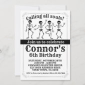 ハロウィーン誕生日 招待状 (正面)