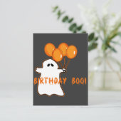ハロウィーン誕生日Tシャツとギフト ポストカード (スタンド正面)
