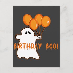 ハロウィーン誕生日Tシャツとギフト ポストカード