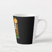 ハロウィーン語ジャンプンカラフルキュートスパイダーカボチャ カフェラテマグ (右)