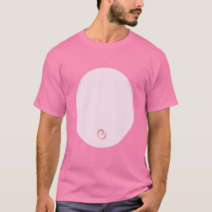 ハロウィーン豚の胸衣装子供たち簡単衣装Tシャツ Tシャツ