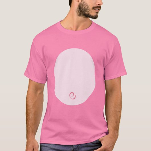 ハロウィーン豚の胸衣装子供たち簡単衣装Tシャツ Tシャツ (正面)