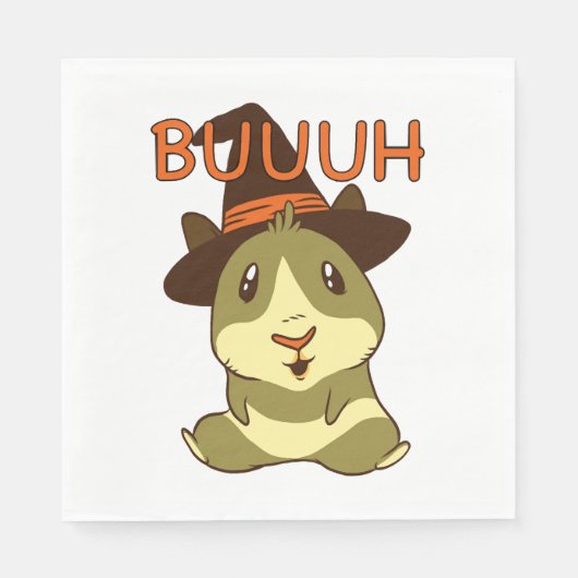 ハロウィーン豚 スタンダードランチョンナプキン (正面)