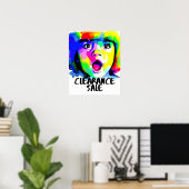 ハロウィーン販売の看板、小売ブティック販売のポスター ポスター (ホームオフィス)