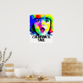 ハロウィーン販売の看板、小売ブティック販売のポスター ポスター (キッチン)