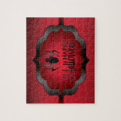 ハロウィーン赤いクモ ジグソーパズル (縦)