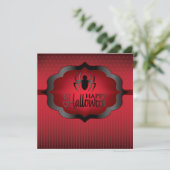 ハロウィーン赤いクモ 招待状 (スタンド正面)