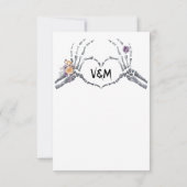 ハロウィーン赤ちゃんシャワーありがとう サンキューカード (裏面)