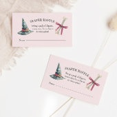 ハロウィーン赤ちゃんシャワーおむつラッフルインサートカード 名刺