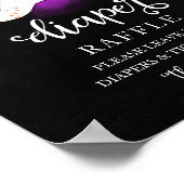 ハロウィーン赤ちゃんシャワーおむつラッフルゲームサイン ポスター (角)