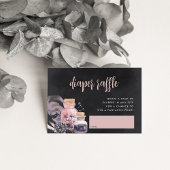 ハロウィーン赤ちゃんシャワーおむつラッフル エンクロージャーカード