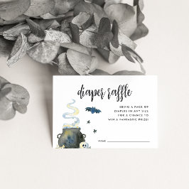 ハロウィーン赤ちゃんシャワーおむつラッフル エンクロージャーカード