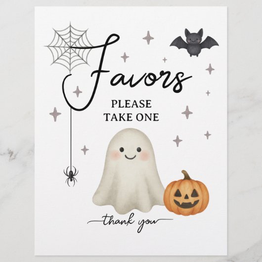 ハロウィーン赤ちゃんシャワーは予算フライヤーを好む チラシ (正面)