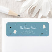 ハロウィーン赤ちゃんシャワーカボチャ小さなブー戻る ラベル (インサイチュ)