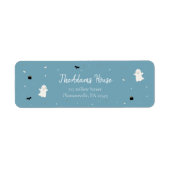 ハロウィーン赤ちゃんシャワーカボチャ小さなブー戻る ラベル (正面)