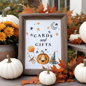 ハロウィーン赤ちゃんシャワーカード&ギフトサイン ポスター