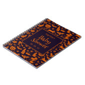 ハロウィーン赤ちゃんシャワーギフトリストノートブック ノートブック (左側)