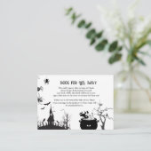 ハロウィーン赤ちゃんシャワーゲームベビーリクエストE エンクロージャーカード (スタンド正面)