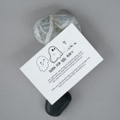 ハロウィーン赤ちゃんシャワーゲームベビーリクエストE エンクロージャーカード