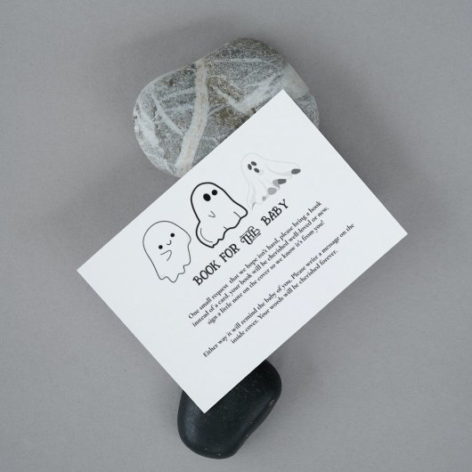 ハロウィーン赤ちゃんシャワーゲームベビーリクエストE エンクロージャーカード