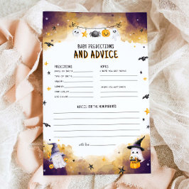 ハロウィーン赤ちゃんシャワーゲームベビー予測ゲーム