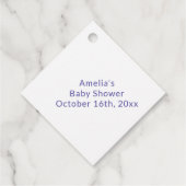 ハロウィーン赤ちゃんシャワーベビー作成ポーション フェイバータグ (裏面)