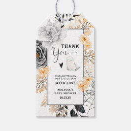 ハロウィーン赤ちゃんシャワーメッセージカード、小さなブー ギフトタグ