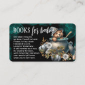 ハロウィーン赤ちゃんシャワー予約リクエストカード エンクロージャーカード (正面)