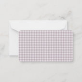 ハロウィーン赤ちゃんシャワー予約リクエストカード ノートカード (裏面)