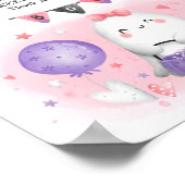 ハロウィーン赤ちゃんシャワー女の子おむつラッフルサイン ポスター (角)