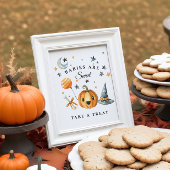 ハロウィーン赤ちゃんシャワー好意サインリトルブー ポスター