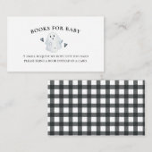 ハロウィーン赤ちゃんシャワー小さなブーブックベビー エンクロージャーカード (正面/裏面)