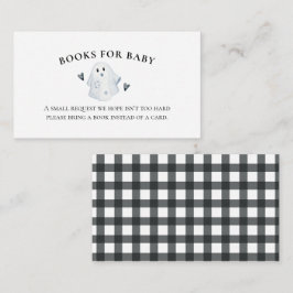 ハロウィーン赤ちゃんシャワー小さなブーブックベビー エンクロージャーカード