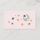 ハロウィーン赤ちゃんシャワー書依頼挿入カード 名刺 (裏面)