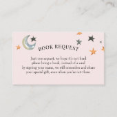 ハロウィーン赤ちゃんシャワー書依頼挿入カード 名刺 (正面)