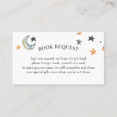 ハロウィーン赤ちゃんシャワー書依頼挿入カード 名刺 (正面)