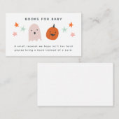 ハロウィーン赤ちゃんシャワー書要求エンクロージャカード エンクロージャーカード (正面/裏面)