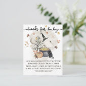 ハロウィーン赤ちゃんシャワー本ベビーカード。 エンクロージャーカード (スタンド正面)