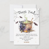 ハロウィーン赤ちゃんシャワー男女兼用ありがとう サンキューカード (正面)