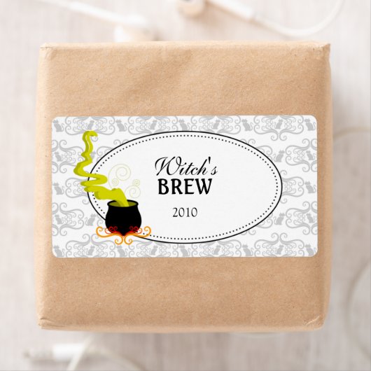 ハロウィーン赤ワイン ラベル (インサイチュ)