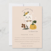 ハロウィーン赤面幽霊リトルブニーエイジ誕生日 サンキューカード (正面)