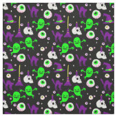 ハロウィーン超自然幽霊のよく出る幽霊眼球 ファブリック (見本)