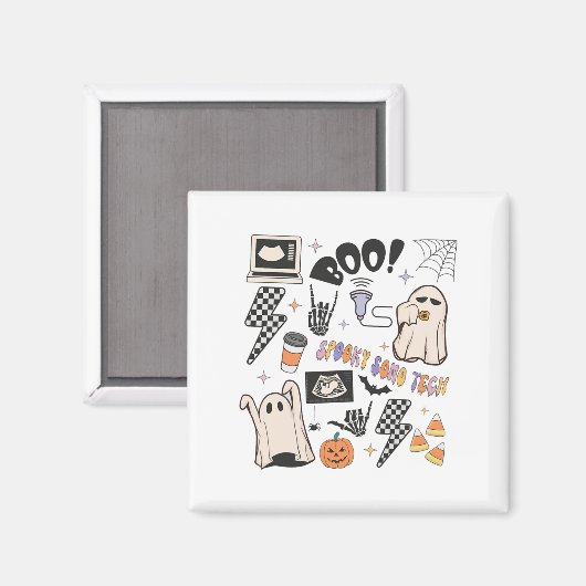 ハロウィーン超音波テック秋秋ソノグラフ マグネット (正面/裏面)