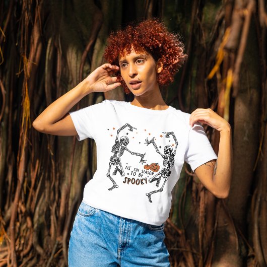 ハロウィーン踊りになるシーズン不気味💀 Tシャツ