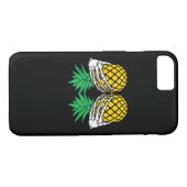 ハロウィーン逆さPineapple SwingerスケルトンH Case-Mate iPhoneケース (裏面(横))