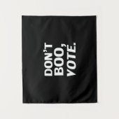 ハロウィーン選挙白黒 タペストリー (正面)