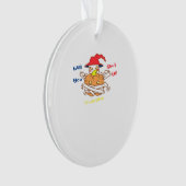 ハロウィーン選挙討論とジョーバイデン氏 オーナメント (正面)