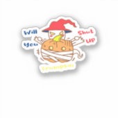 ハロウィーン選挙討論とジョーバイデン氏 シール (正面)