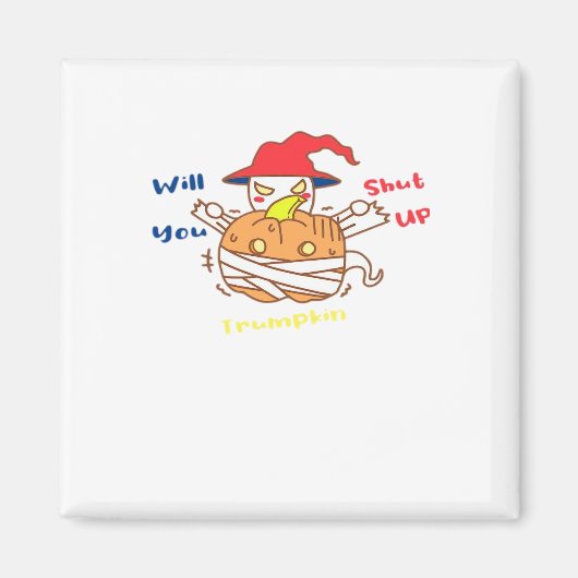 ハロウィーン選挙討論とジョーバイデン氏 マグネット (正面)